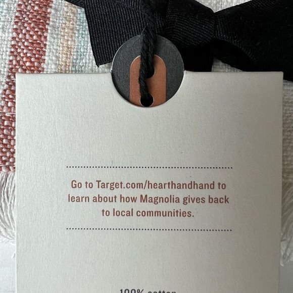 NEW Hearth and Hand with Magnolia Plaid Table Runner 14”x72” - Picture 4 of 4